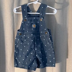 Carhartt Kids Denim Overalls with White Dots